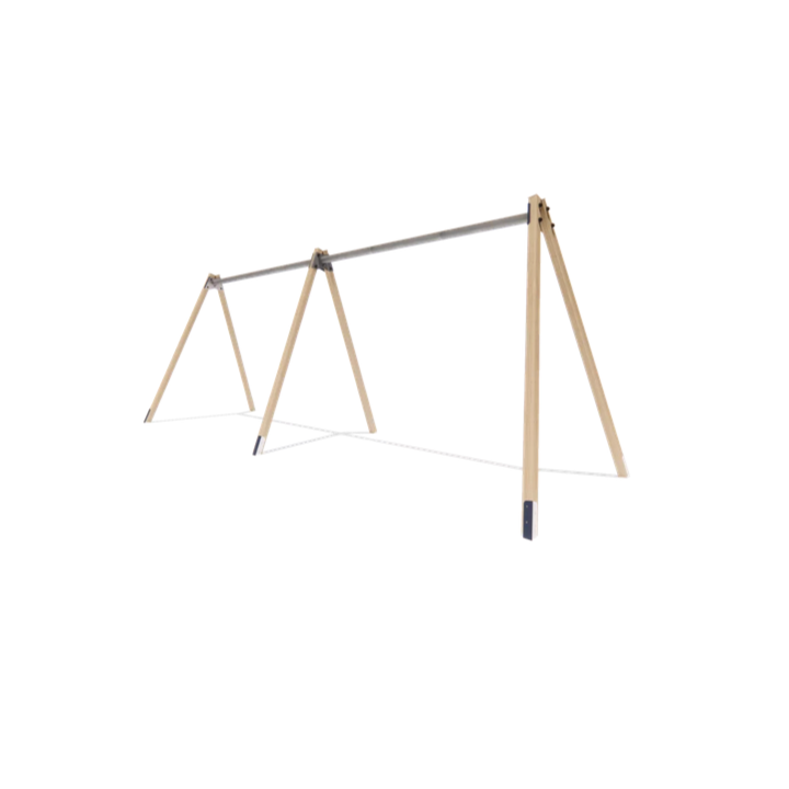 Portiques et balançoires pour aires de jeux professionnelles