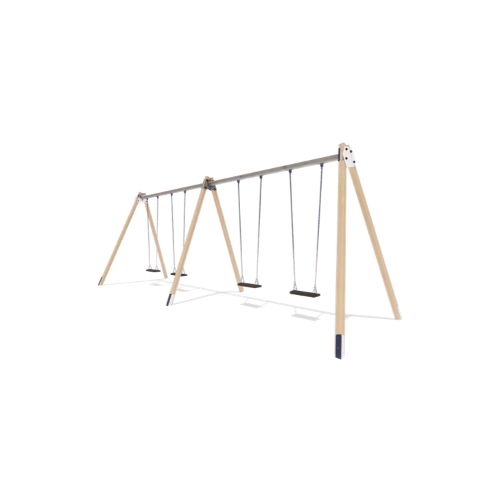 Portiques et balançoires pour aires de jeux professionnelles