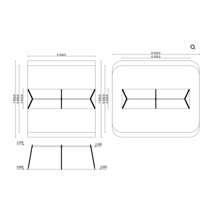 Portiques et balançoires pour aires de jeux professionnelles