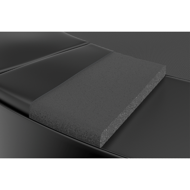 Trampoline enterré rectangulaire sans filet