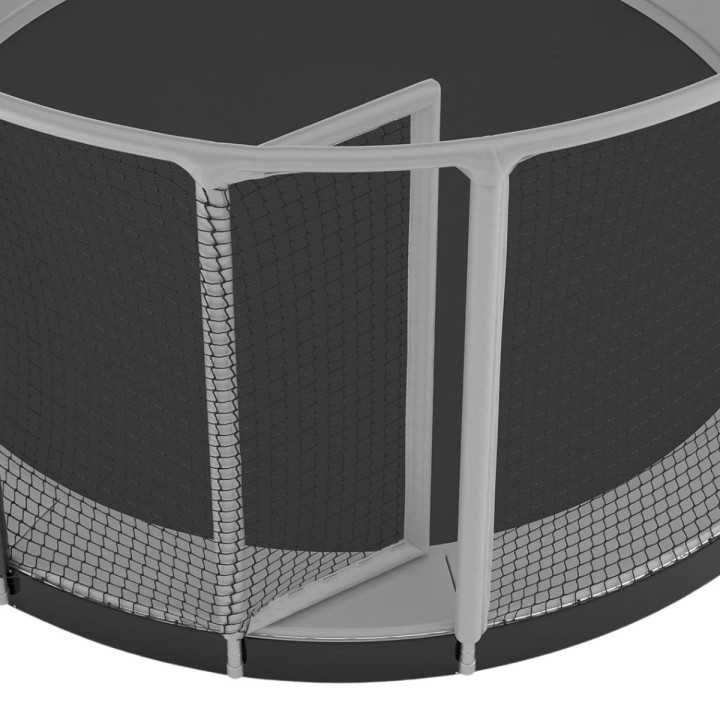 Trampoline enterré rond avec filet 360