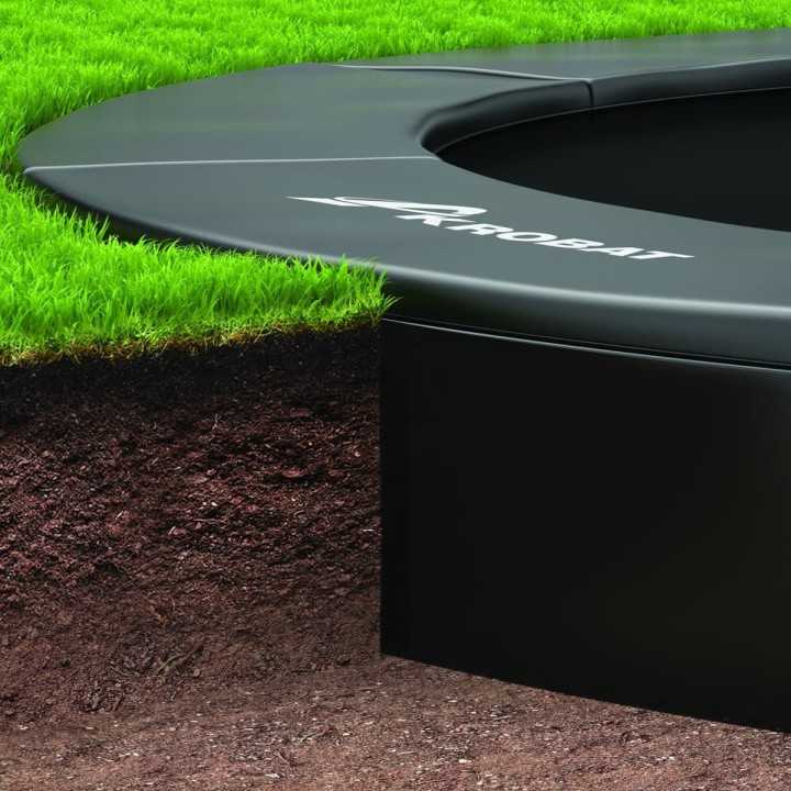 Trampoline enterré rond avec filet 360
