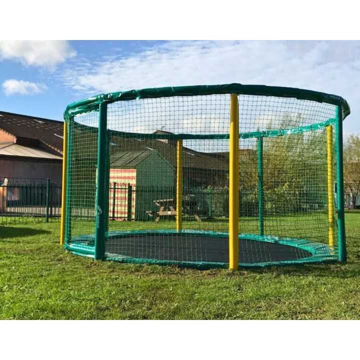 Trampoline enterré rond avec filet 430