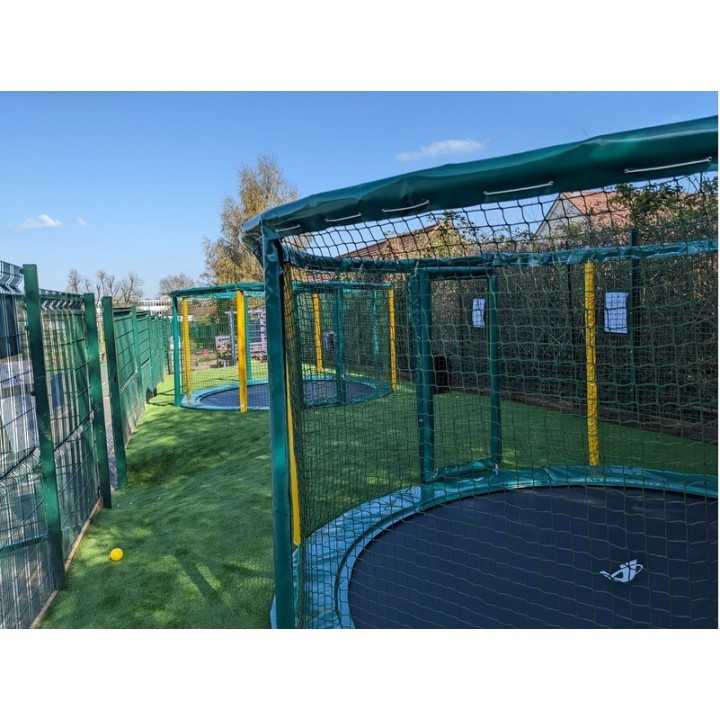 Trampoline enterré rond avec filet 430