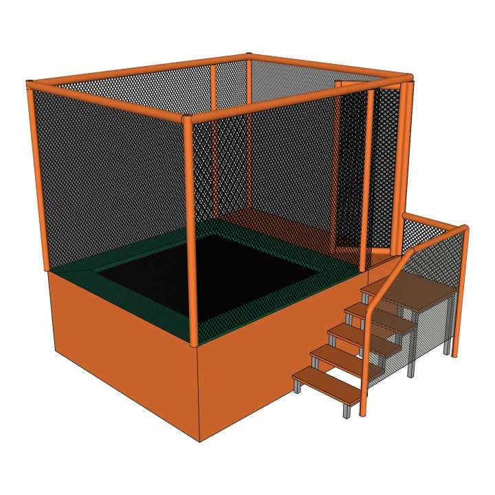 Batterie de trampolines BOOMI : votre espace de jeu sur mesure