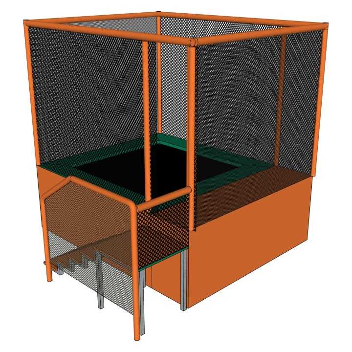 Batterie de trampolines BOOMI : votre espace de jeu sur mesure