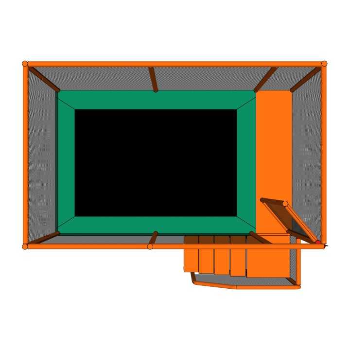 Trampolines en batterie pour professionnels de 1 à 10 tapis