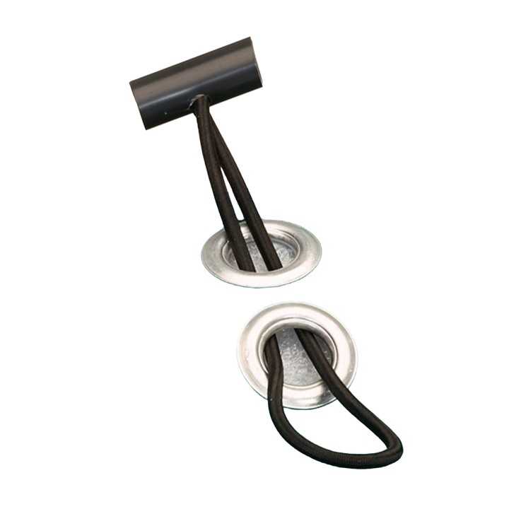 Sandows pour fixation élastique du coussin, lot de 16