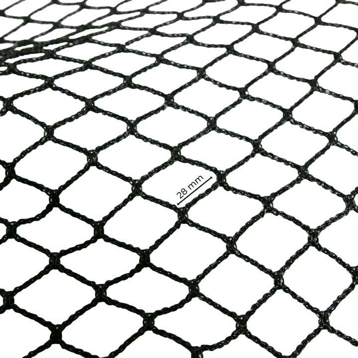 Set de filet noir 2x2m Energi/Energi + - Maille 28x28mm