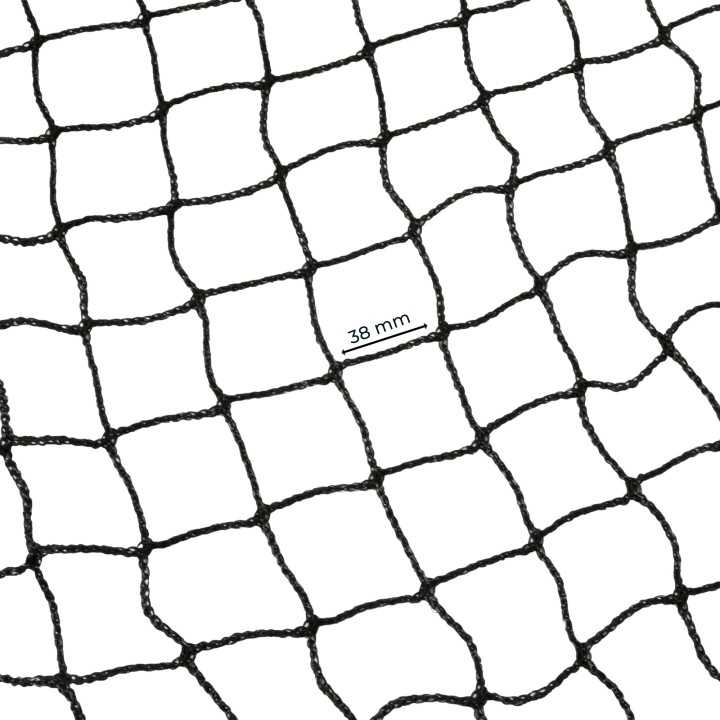 Set de filet noir 2x2m Energi/Energi + - Maille 38x38mm
