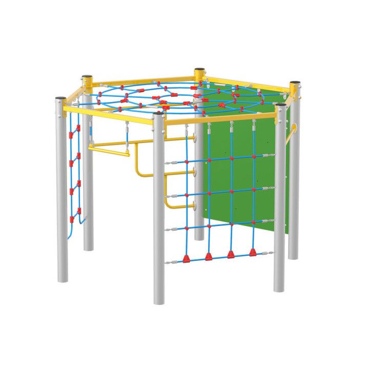 Parcours de jeux et d'escalade HEXAVENTURE by Kangui Pro