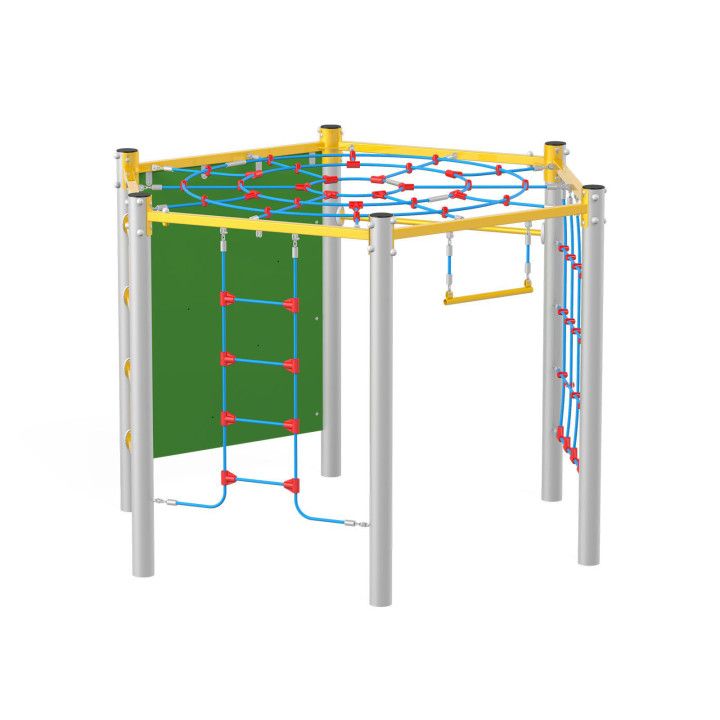 Parcours de jeux et d'escalade HEXAVENTURE by Kangui Pro