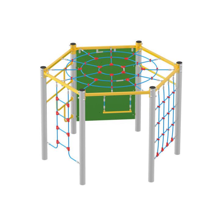 Parcours de jeux et d'escalade HEXAVENTURE by Kangui Pro