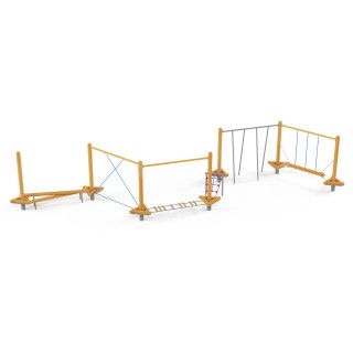 Parcours de jeux et d'acrobaties ACROBATIK by Kangui Pro